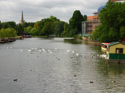 River Avon, Stratford Upon Avon, England. August, 2009.